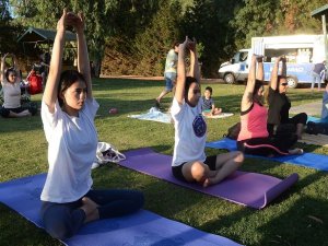 Kuşadası’nda  Dünya Yoga Günü etkinliği