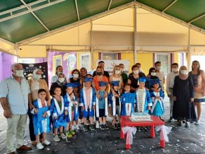 Hastane kreşinde mezuniyet heyecanı