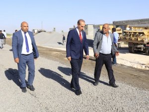 Akçakale’nin en büyük grup yolu asfaltlandı