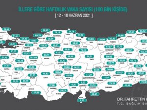 Karadeniz’de 4 ilde vaka sayıları arttı, 14 ilde düştü