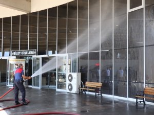 Düzce otogarında 1 Temmuz temizliği