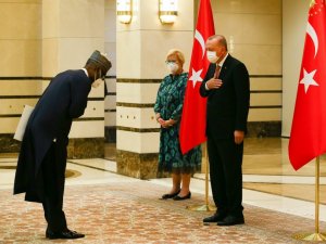 Nijerya Büyükelçisi Abba, Cumhurbaşkanı Erdoğan’a güven mektubu sundu