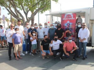 Şehit polis için lokma hayrı yapıldı