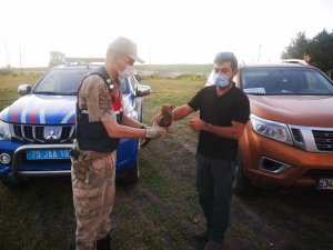 Jandarmanın yaralı halde bulduğu Bozkır Kartalı tedavi altına alındı