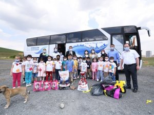 Pursaklar’da minik öğrencilerinden örnek davranış