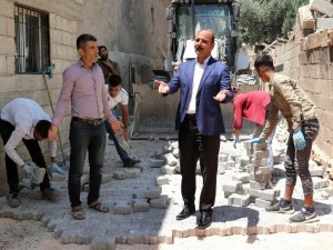 Belediye çalışıyor Araban gelişiyor