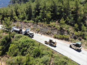 Marmaris Bayır’da Yol çalışmaları tamamlandı