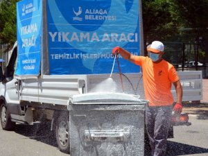 Aliağa’da çevre temizliği için yoğun mesai