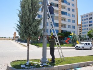 Ergani aydınlatılıyor