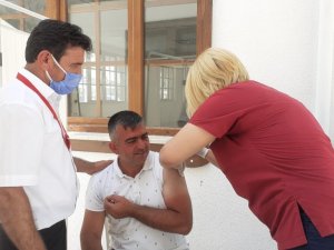 Osmancık’ta Covid-19 aşı uygulama noktası oluşturuldu