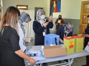 Karaman’da yerinde aşı uygulamaları devam ediyor