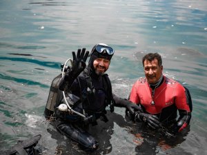 Pınarbaşı’nda tüplü dalış etkinliği