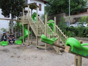 Safranbolu’da parklardaki oyun grupları yenileniyor