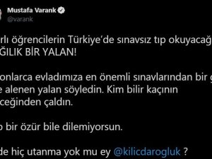 Bakan Varank: “Katarlı öğrencilerin Türkiye’de sınavsız tıp okuyacağı aşağılık bir yalan”