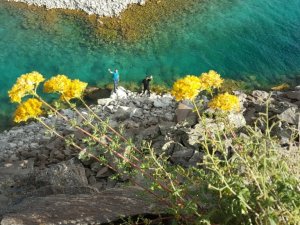 Dünyanın ikinci büyük kraterinde renk cümbüşü