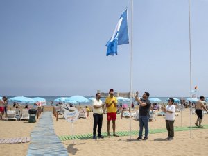 Kızkalesi Halk Plajı ‘Mavi Bayrak’ aldı