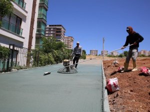 Karaköprü’de yeşillendirme çalışması