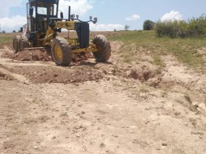 35 Köyde arazi yolu açma çalışmaları başlatıldı