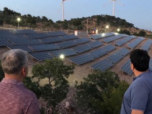 Canbey Havran’da GES’i inceledi