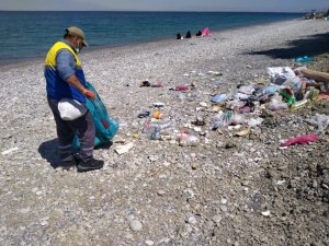 Tuşba Belediyesinden sahil temizliği