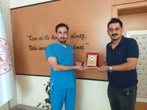 Başarılı doktora teşekkür belgesi