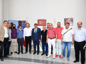 Malatya Gazeteciler Cemiyeti’nden Başkan Gürkan’a ziyaret