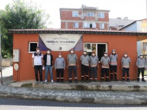 Kartal’da temizlik işleri personeline çağdaş temizlik istasyonu