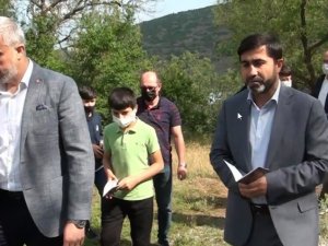 Kur’an-ı Kerim ve dua ile 28.5 kilometre yaya yürüdüler