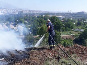 Karabük’te otluk alanda çıkan yangın büyümeden söndürüldü
