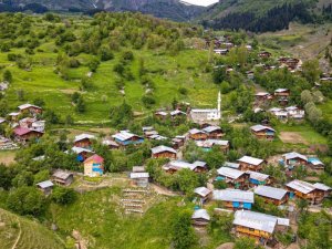 Artvin’deki 2 bin rakımlı Maden köyü ahşap mimarisi, kültürü ve doğasıyla ilgi çekiyor