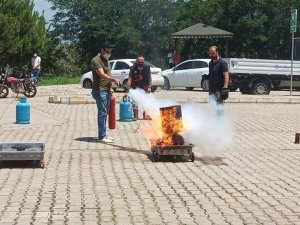 Ziraat Fakültesinde Acil Durum Eğitimi ve Tatbikatı gerçekleşti