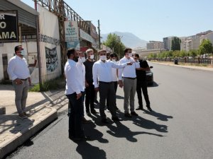 Genel Sekreter Çelikel, Hıdırellez Caddesi ve otogarı gezdi