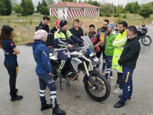 Motosikletli Ambulans Timleri yaz dönemi görevine başladı