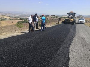Köylerde yol bakım onarım çalışmalarına hız verildi