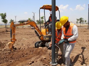 Haliliye’de yeni park çalışması
