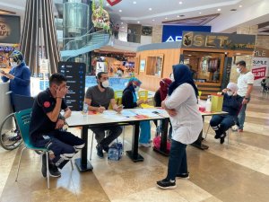 Highway’de yerinde aşı uygulaması başladı