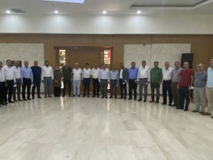 Dağtekin, ilçe başkanlarıyla buluştu