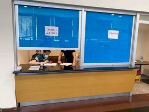 Kayseri Havalimanında Aşı Merkezi hizmete girdi