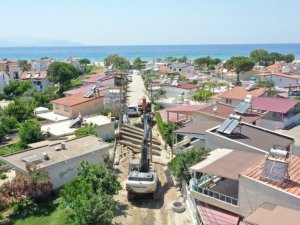 ASKİ’den Davutlar-Güzalçamlı kanalizasyon hattına önemli yatırım