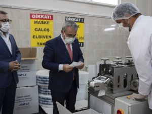 Başkan Işık: "Maske üretimimiz devam ediyor"