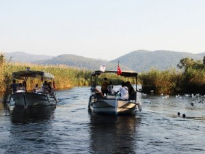 Azmakta tekne turları serbest