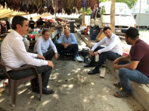 AK Parti heyeti Adıyaman ve Kahta’da vatandaşlarla bir araya geldi