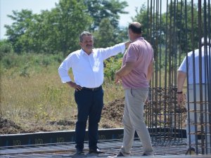 Cumayeri’nde Millet Bahçesi’nde çalışmalar sürüyor