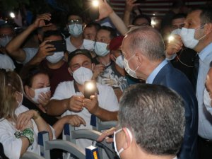 Cumhurbaşkanı Erdoğan’a sevgi seli