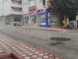 Amasya’da yumurta büyüklüğünde dolu yağdı