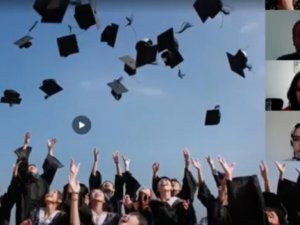 Çevrim içi mezuniyet töreni