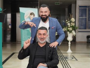 14 ay süren saç ekiminde, 5 bin greft ekildi