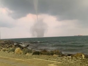 İskenderun Körfezi’nde hortum paniği