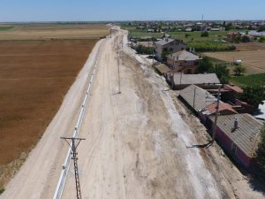 Karatay Belediyesi’nin bölgedeki yol genişletme çalışması devam ediyor