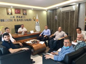 Belediye Meclisi toplantısı öncesi bir araya geldiler